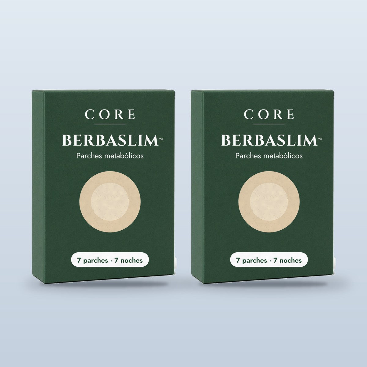 2 paquetes de Berbaslim™ Metabolic Patches: dos cajas de parches