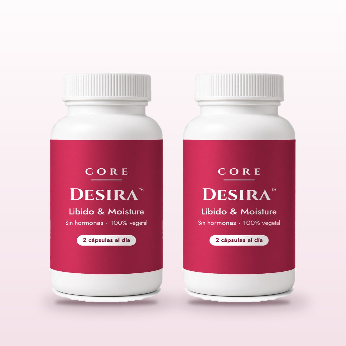 Paquete de 2 frascos de Desira™ Libido & Moisture Capsules