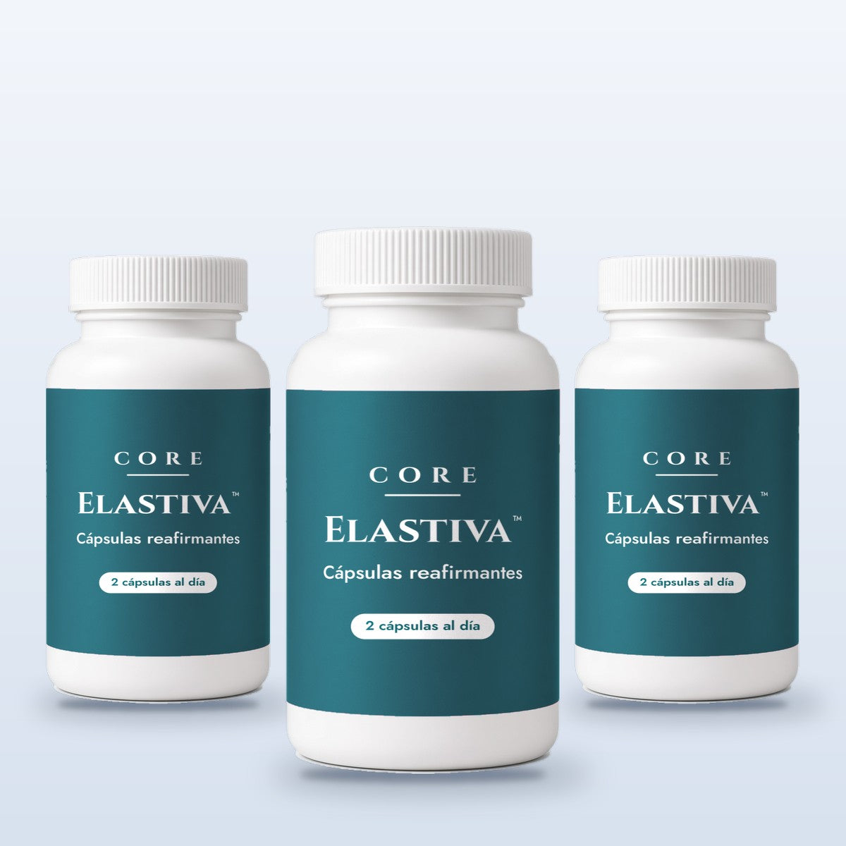 3 paquetes de Elastiva™ Firming Peptide Capsules: tres frascos