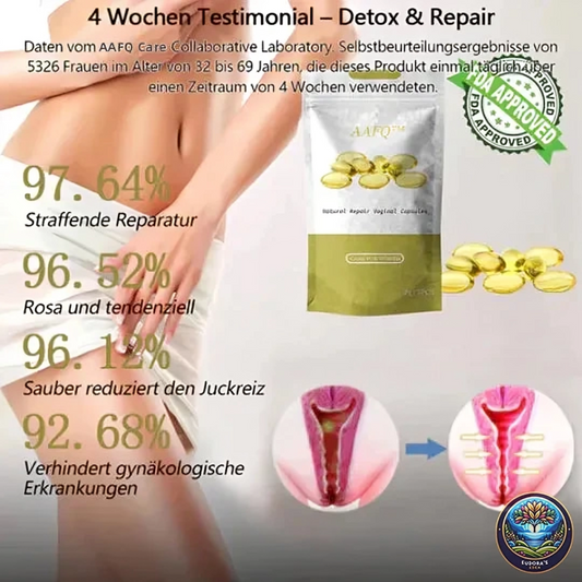 AAFQ™ | Natürliche Vaginalkapseln zur Reparatur – Straffheit, Geruch & Rötung in nur 4 Wochen vollständig regeneriert!