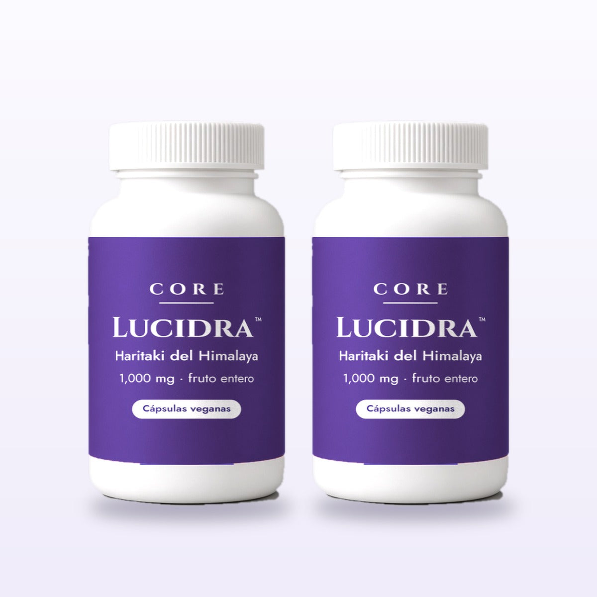 Paquete de 2 frascos de Lucidra™ Haritaki Capsules