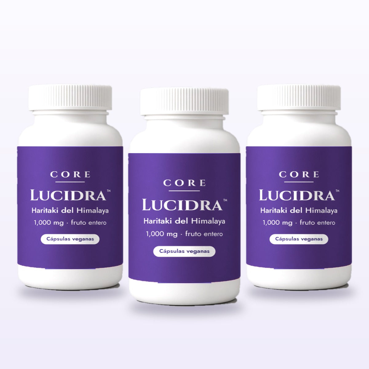 Paquete de 3 frascos de Lucidra™ Haritaki Capsules