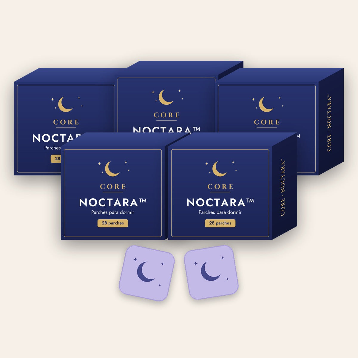 Noctara Parches para dormir, 5 cajas