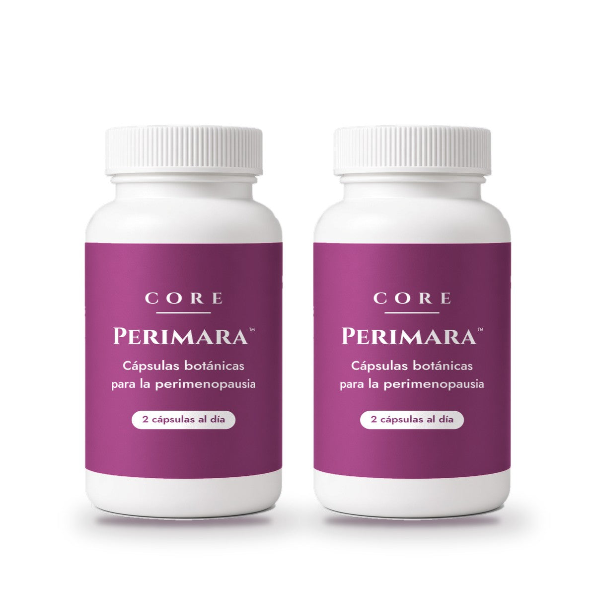 2 paquetes de Perimara™ Perimenopause Capsules: dos frascos