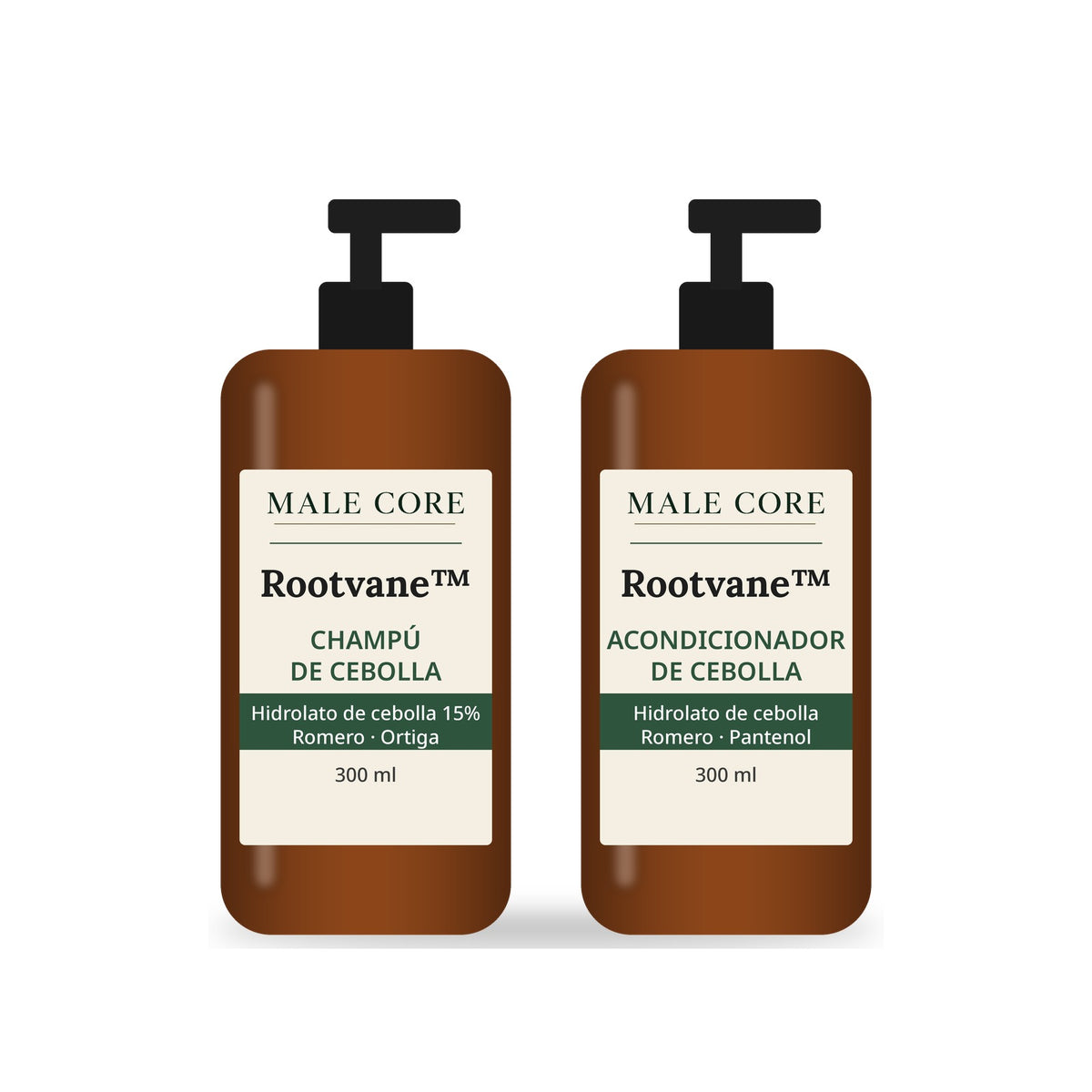 Rootvane™ Onion Shower Duo: champú y acondicionador de Male Core