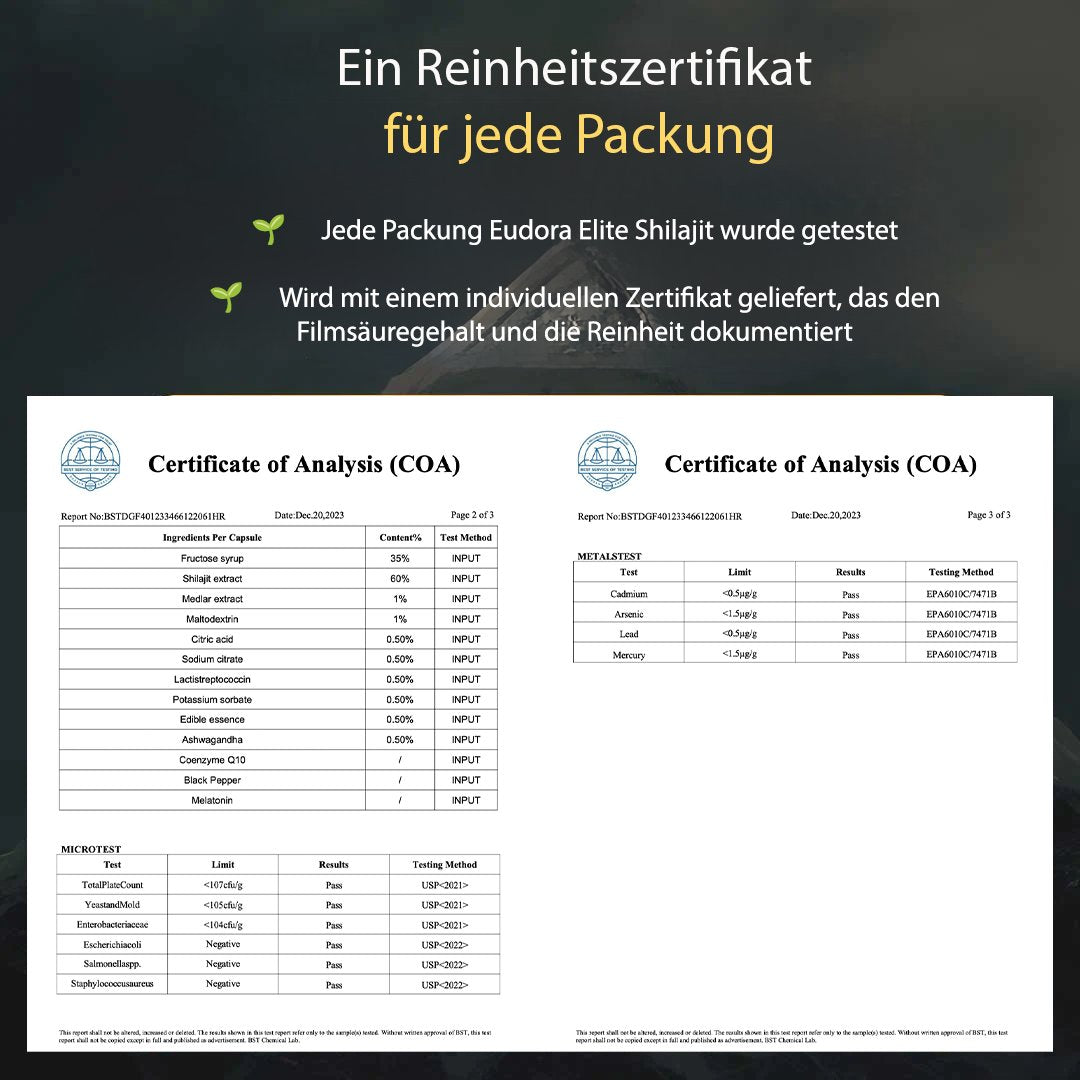 100% reines Elite Shilajit