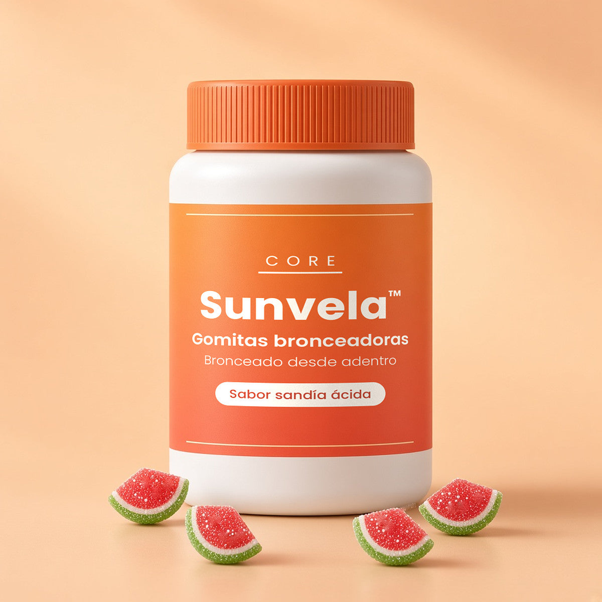 Sunvela™ gomitas bronceadoras de Core, frasco